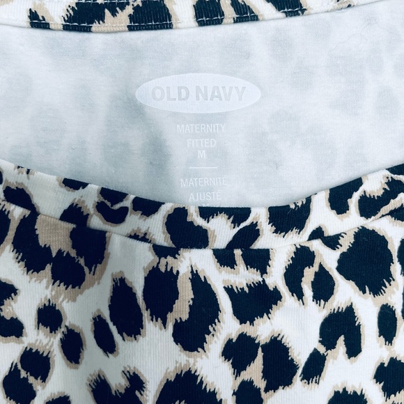 Old navy leopard print maternity dress - Picture 3 of 4